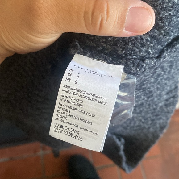 American Eagle Outfitters Grey Chunky Sweater - Picture 5 of 5